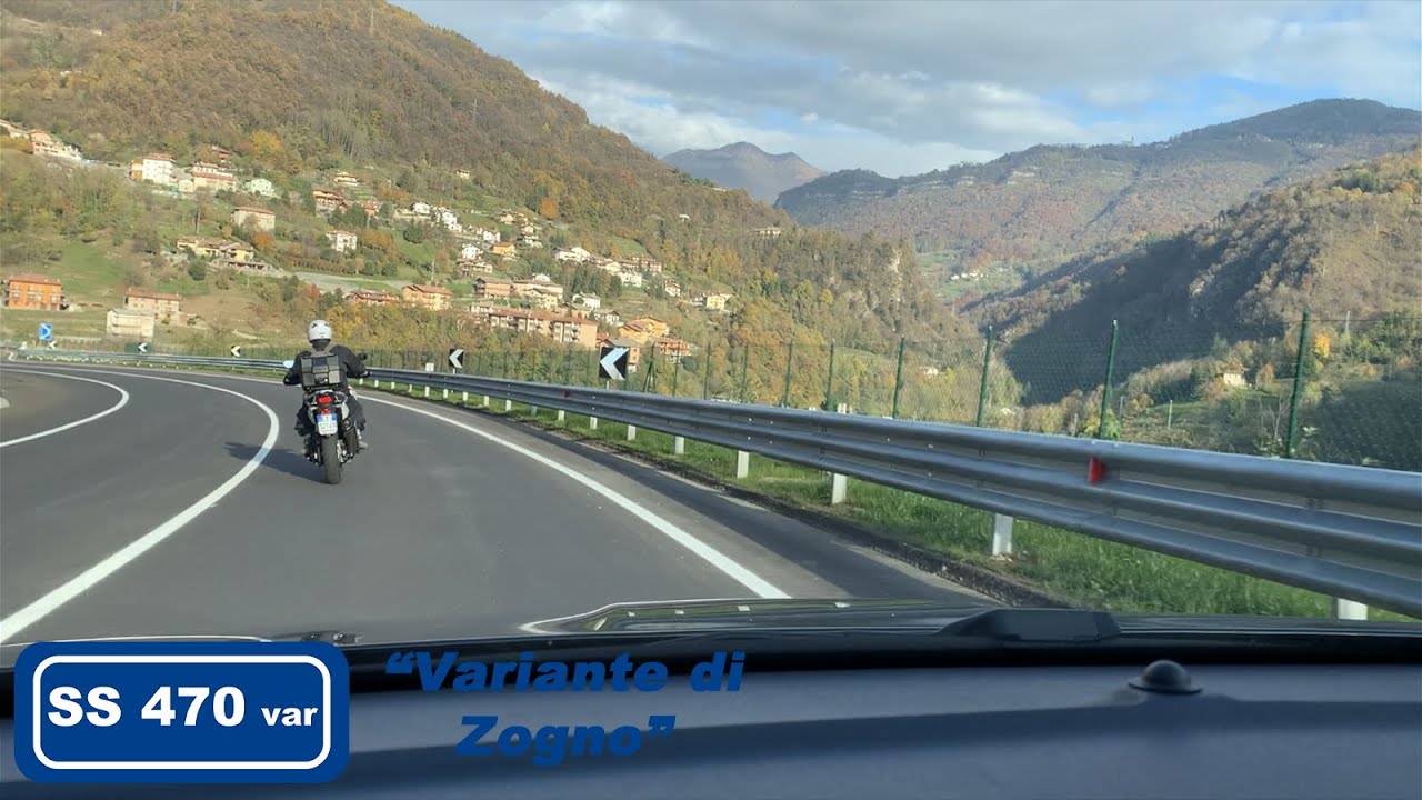 |SS470 - SS470var| Apertura nuova Variante di Zogno *Percorso Completo*