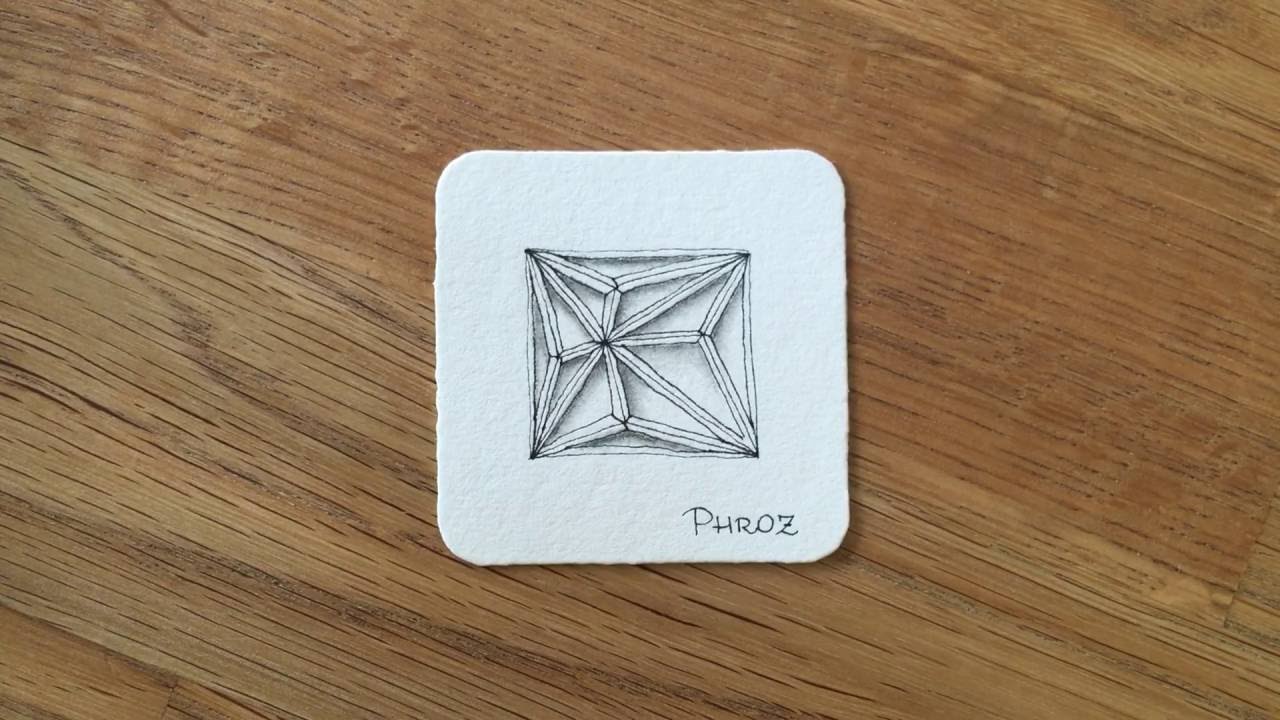 Zentangle® Muster: Phroz