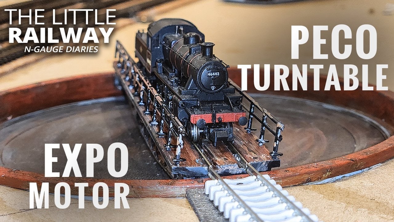 The Little Railway EP 4 - We install the Peco N-Gauge turntable and Expo motorising kit