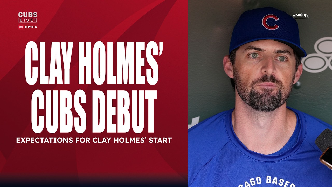 CLAY HOLMES: Making Cubs debut & how he fits into the rotation | Cubs Live!