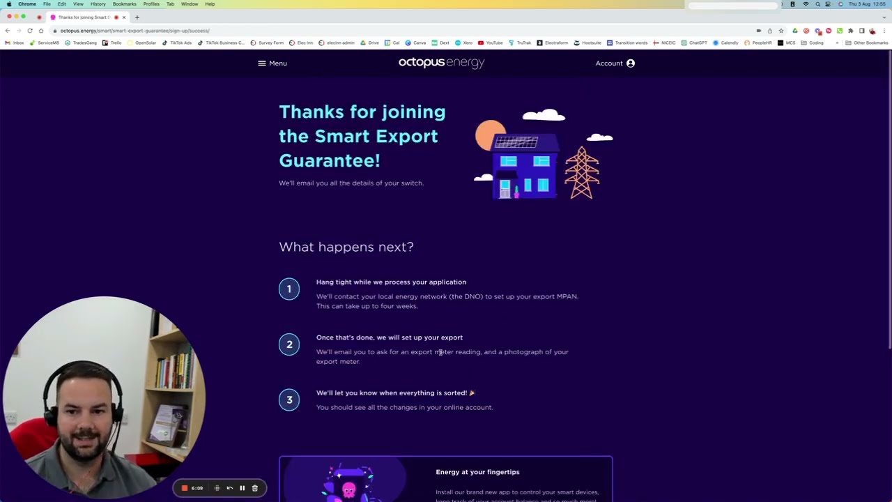 How to get paid for Solar. Sign Up with Octopus Energy for their Smart Export Guarantee