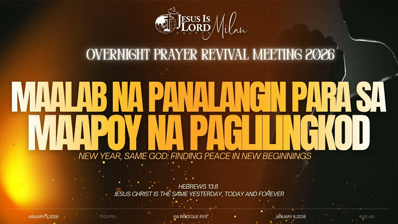 OVERNIGHT PRAYER MEETING 05.01.26