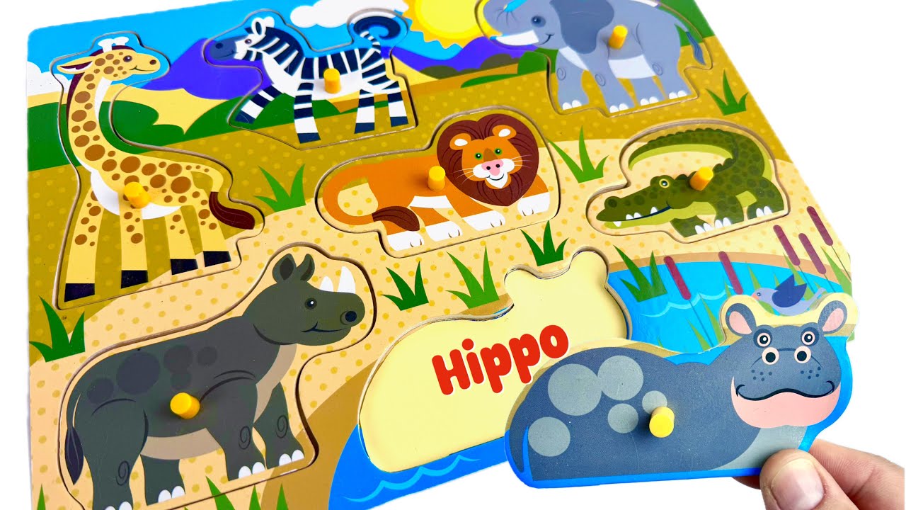 Learn Animals with Activity Puzzles | Educational Toy-Based Learning for Toddlers and Preschoolers