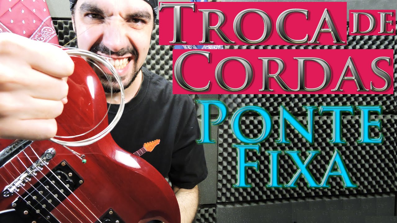 Como Trocar Cordas de Guitarra - Ponte Fixa |Dica #19| Guto Gabrelon