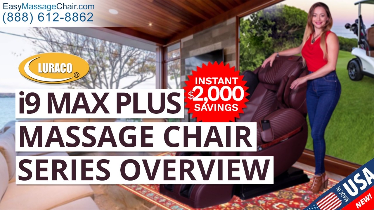 Luraco i9 Max Plus - The Best Made In The USA Massage Chairs!