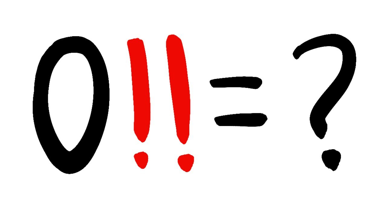 ZERO DOUBLE FACTORIAL