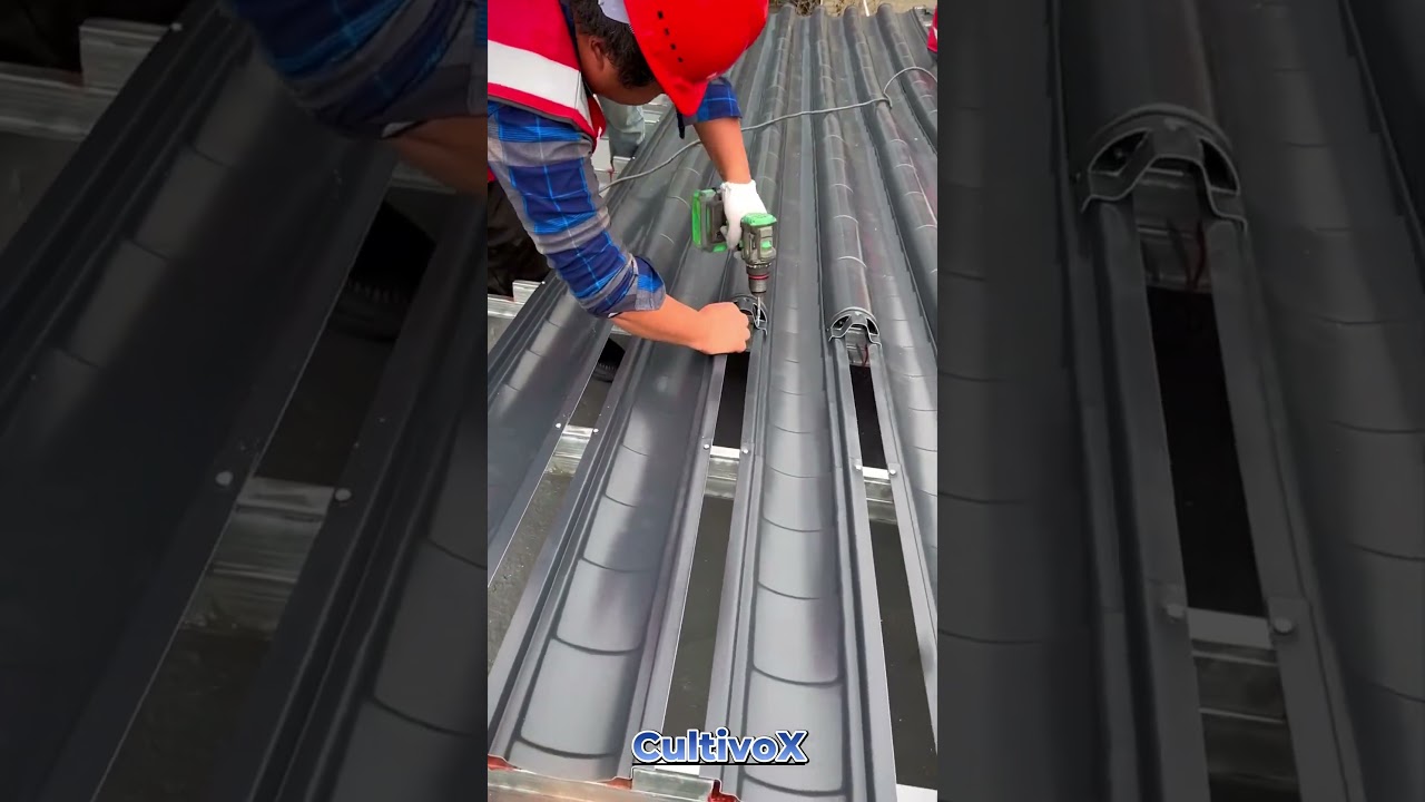 Installing Antique Style Aluminum Roof Tiles