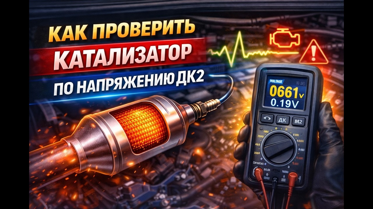Как проверить катализатор по напряжению ДК2