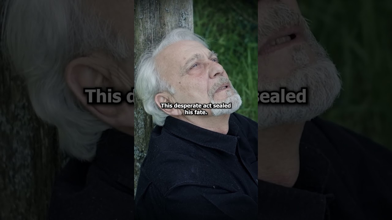 HE TIED HIMSELF TO A TREE