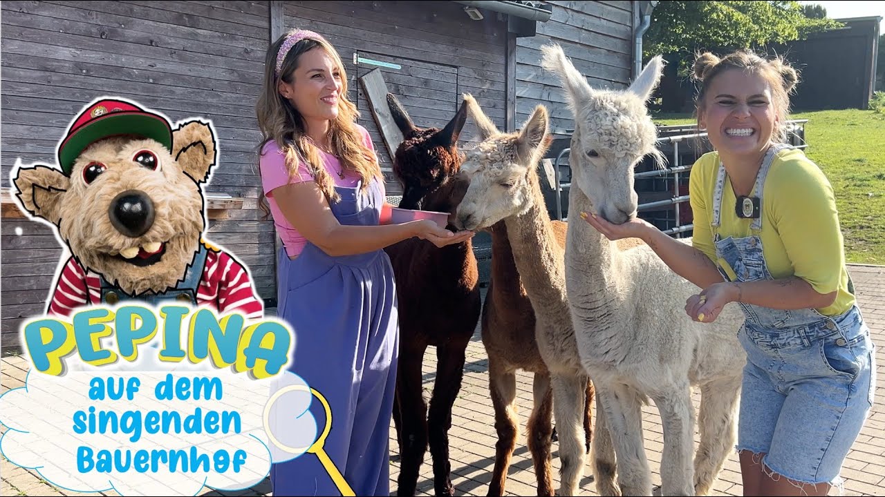 🦙🐰 Abenteuer auf dem SINGENDEN BAUERNHOF 🎶🌈 Das tanzende Alpaka 🎶 | Pepinas Welt bei Sarah & Otti