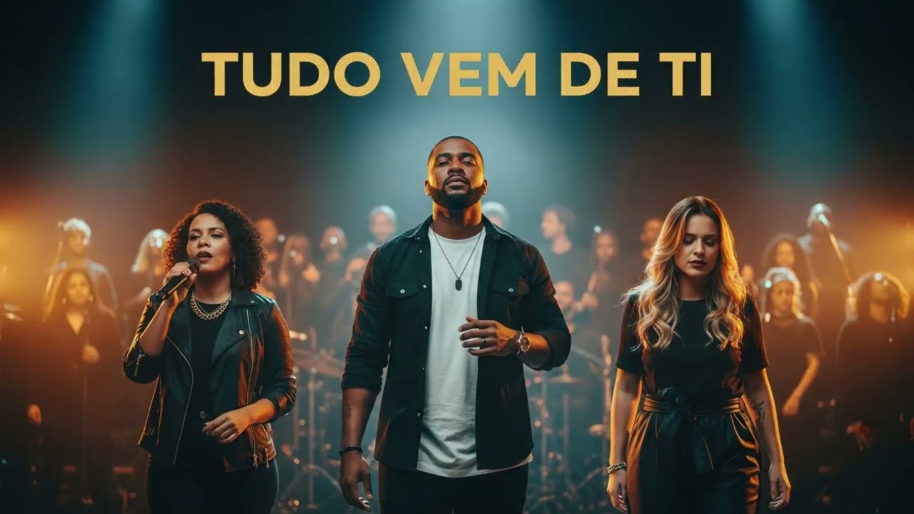 (ESSA É PRA TOCAR NA ALMA) 🔥Tudo Vem de Ti - LeoIaGospel 🙌✨DignoDeLouvorIA 🔥 Louvor Moderno