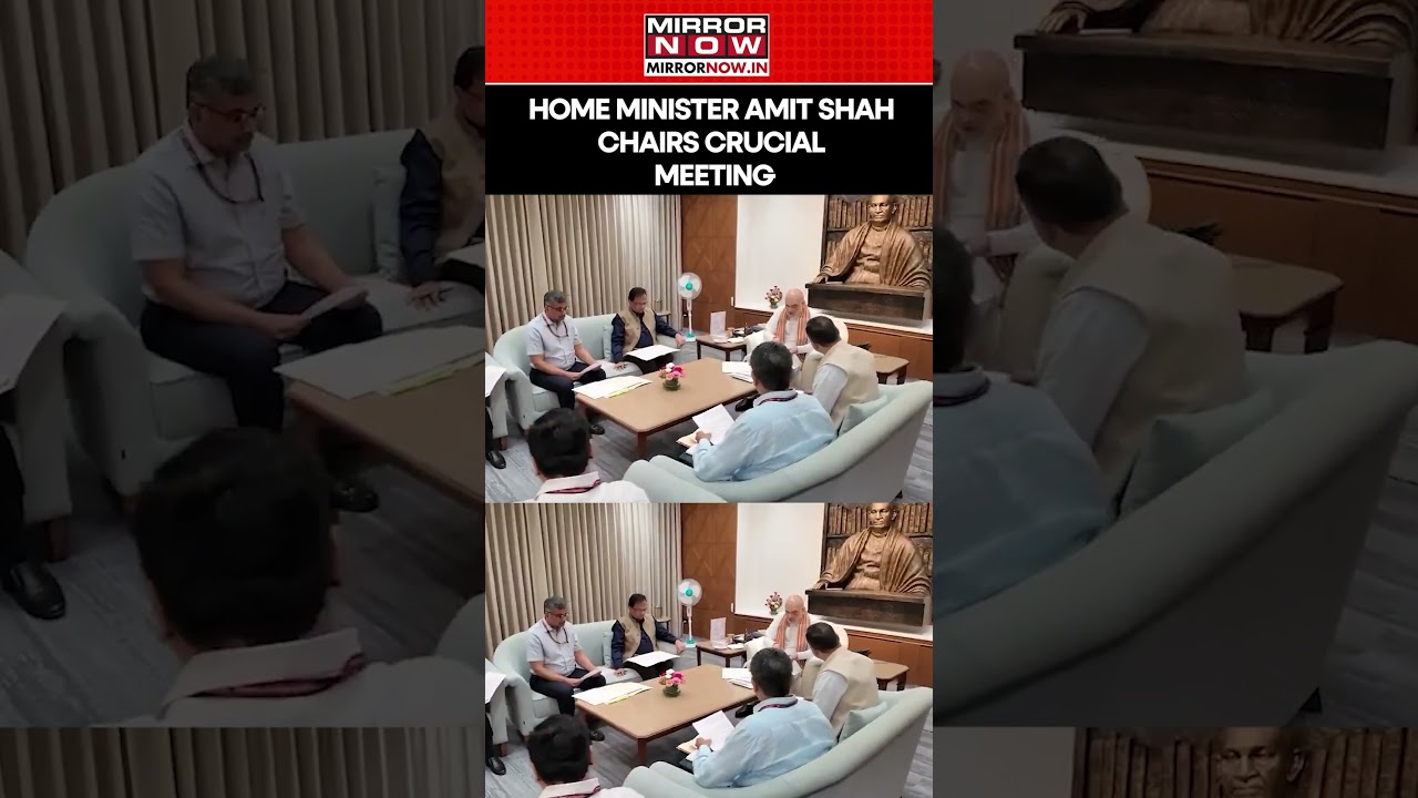 Home Minister Amit Shah Chairs Crucial Meeting; What's On Agenda? #shorts #shortsvideo