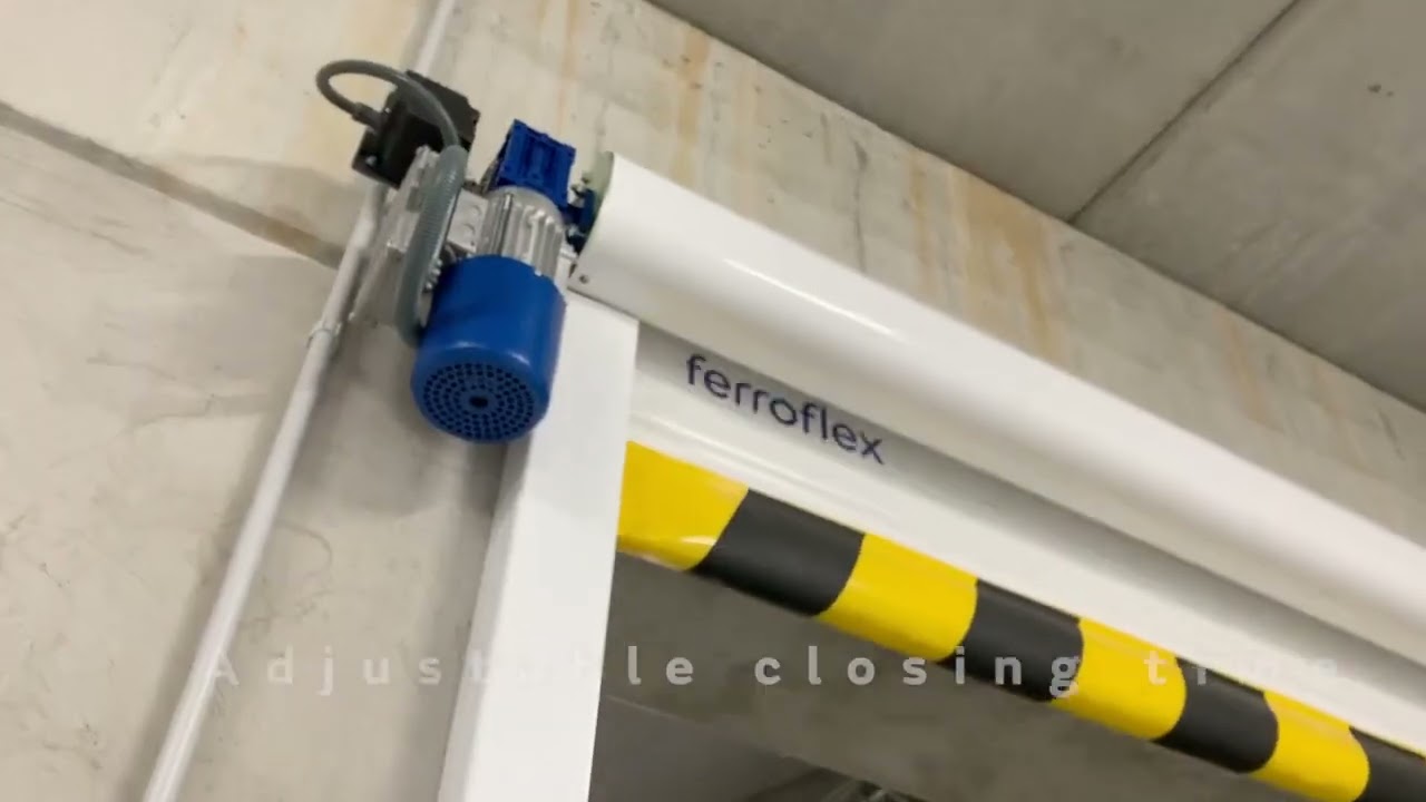 Aluminium high - speed roll - up door for interiors. Ferroflex