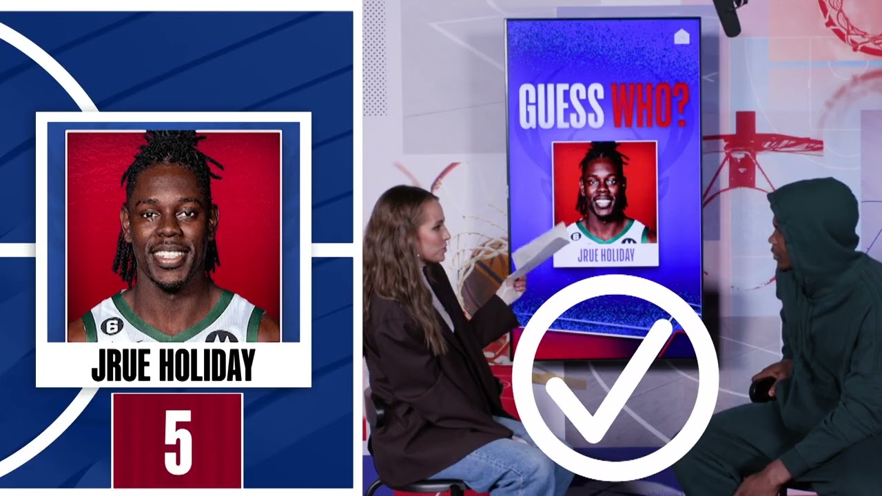Anthony Edwards guesses who these NBA players are with EASE 😎 | GUESS WHO? With Rachel DeMita
