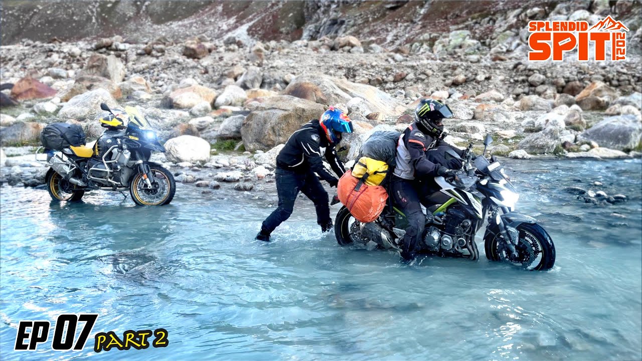 Kawasaki Z900 Struck in WATER Crossing