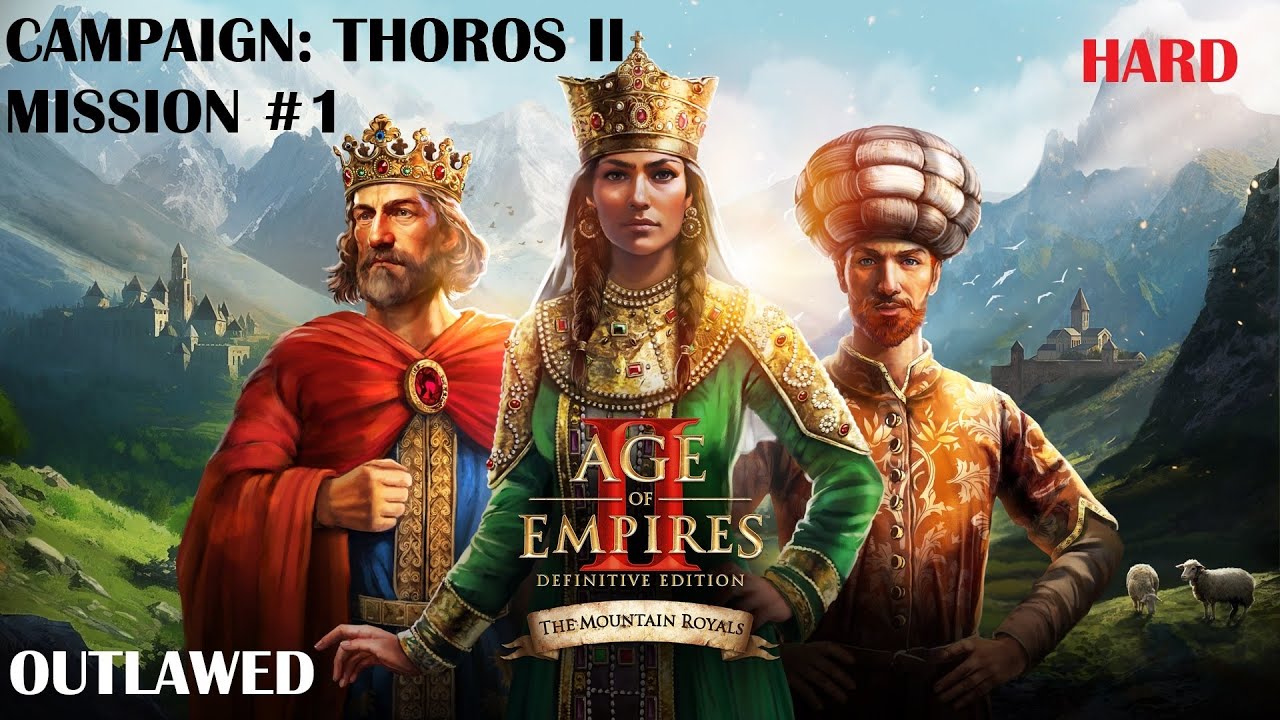 AOE 2 DE — Thoros II — Mission 1 — Outlawed — HARD