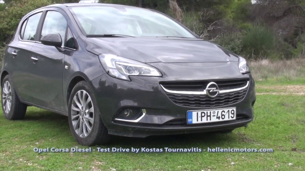 OPEL CORSA DIESEL 2018 Test drive by Kostas Tournavitis - hellenicmotors