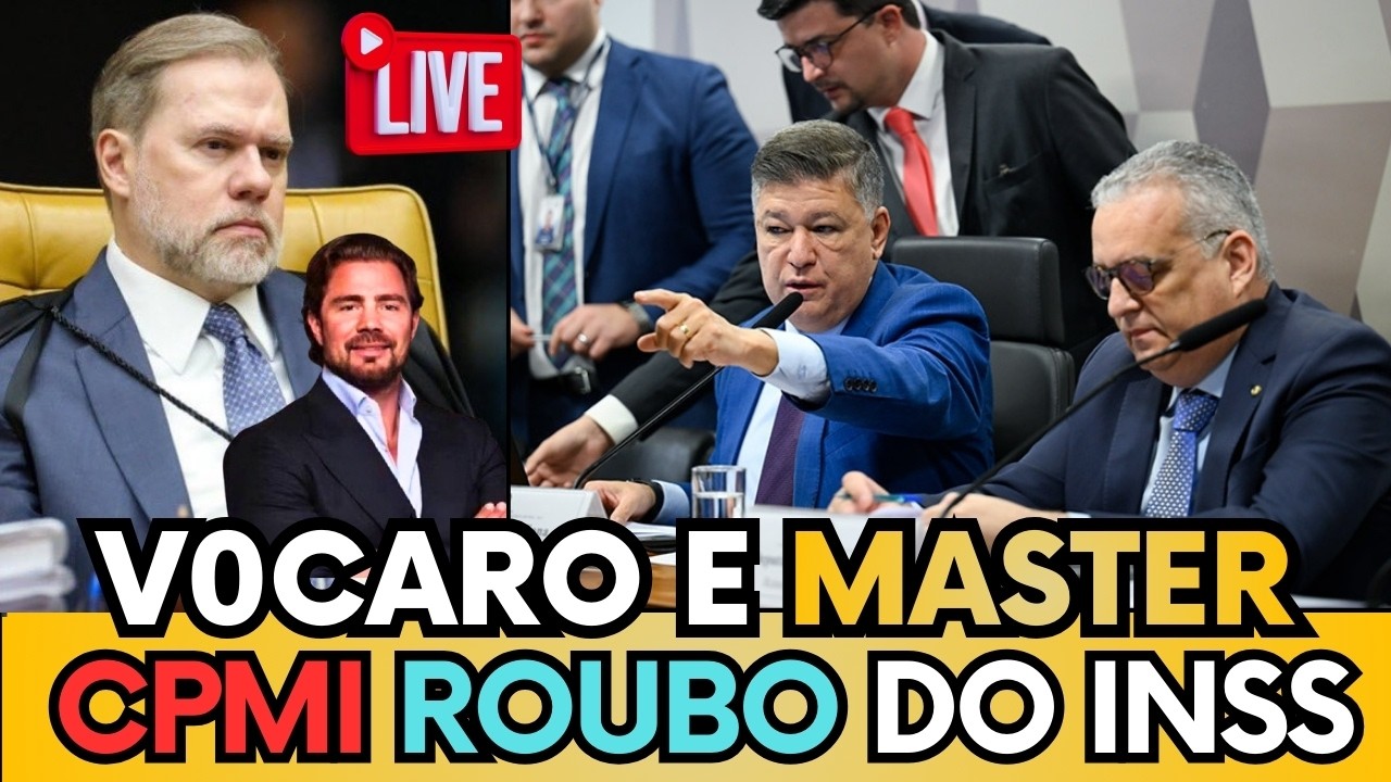 🚨 CPMI DO ROUBO NO INSS - VOCARO, MASTER E TOFFOLI  DEPOIMENTO GRAVISSIMO PODE ENTREGAR TUDO!