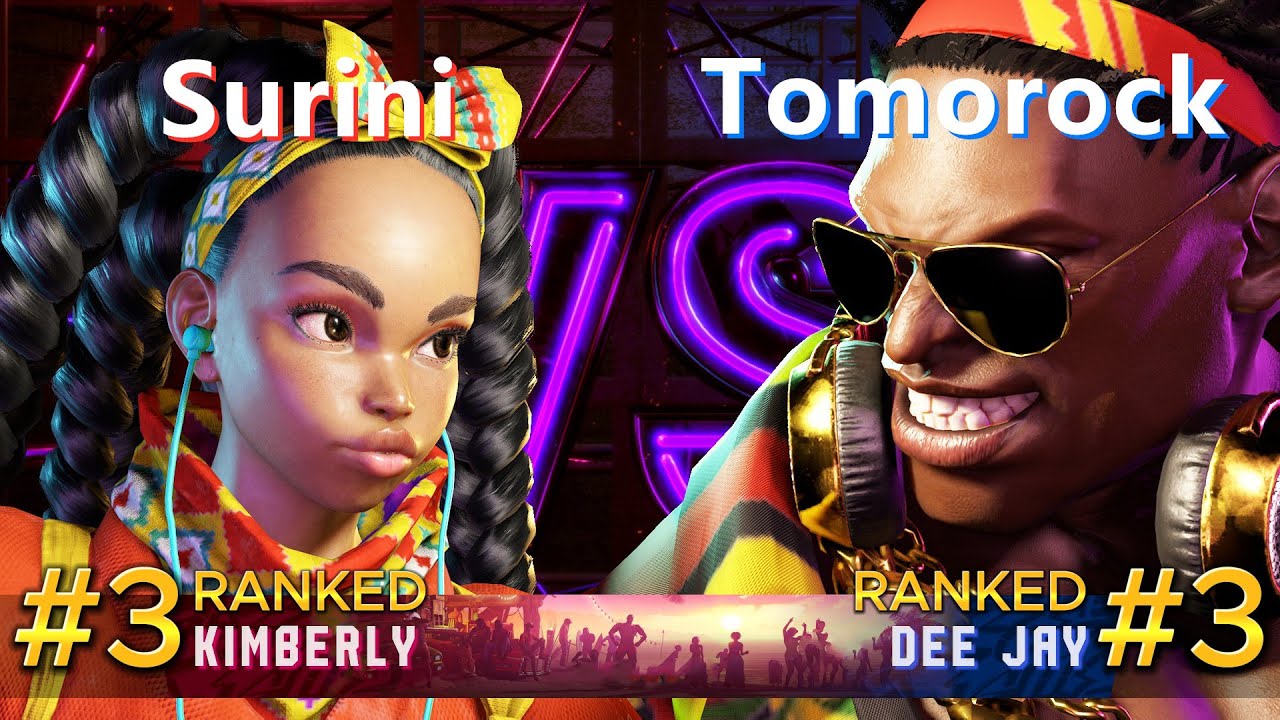 SF6⚡Surini (#3 Ranked Kimberly) vs Tomorock (#3 Ranked DeeJay)⚡High Level Gameplay