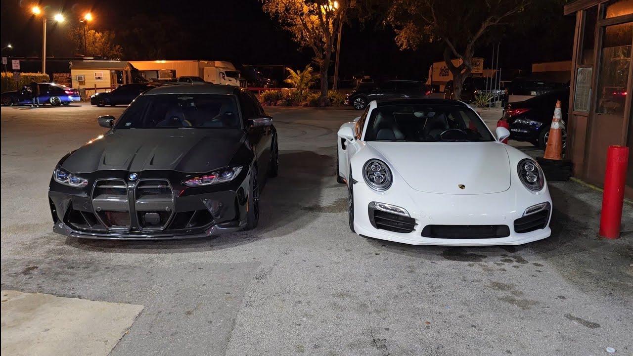2022 BMW M3 Competition Bolt Ons E85 vs 2015 Porsche 911 Turbo S FBO 93 & Meth