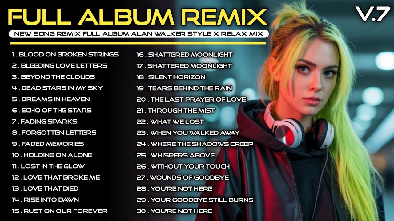 🔥 Alan Walker Style Remix Full Bass 2025 – New Collection By Relax Mix #EDM #remix #chill