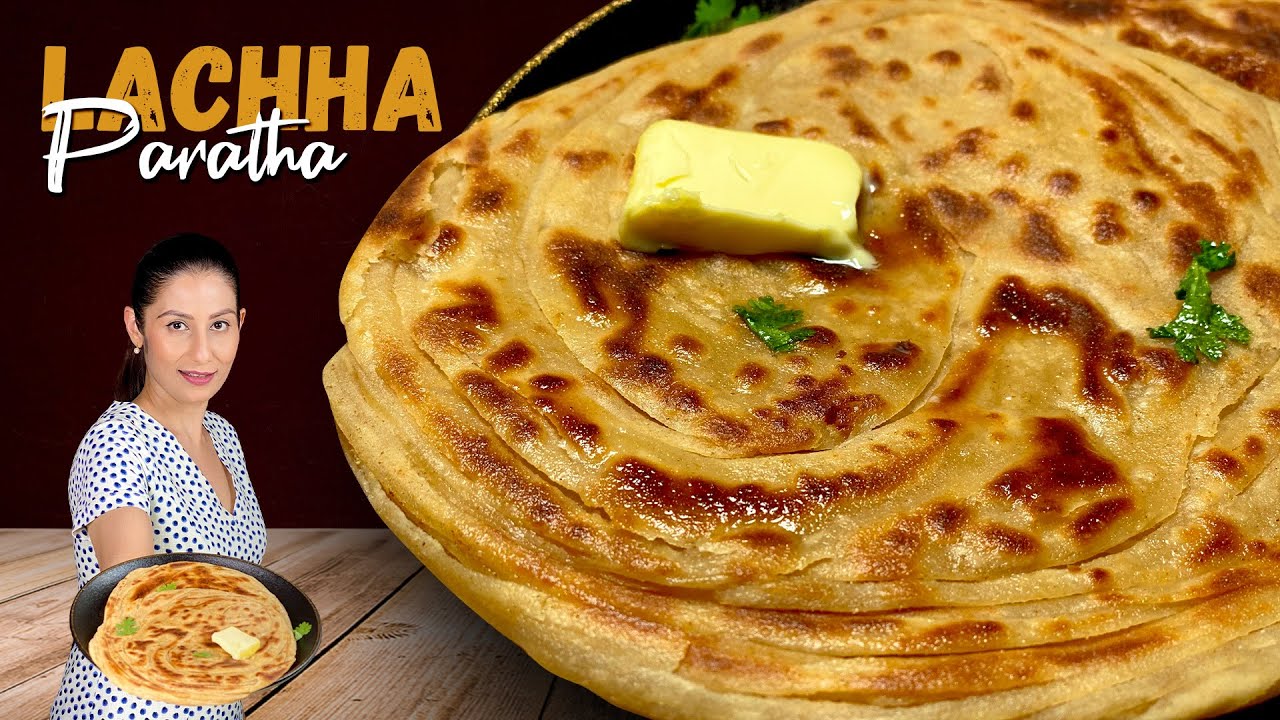 Lachha Paratha Recipe गेहुँ के आटे से लच्छा परांठा बनाने की आसान विधि | Wheat Lachha Paratha