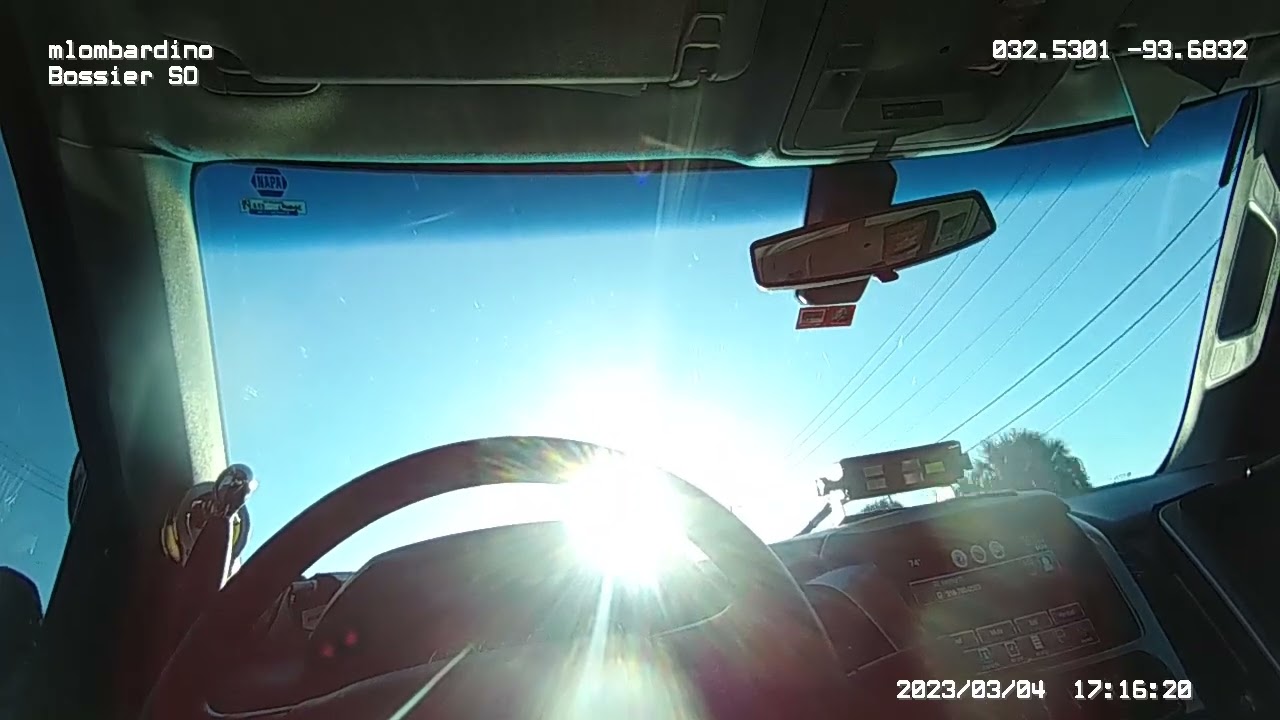Bossier #50   Bossier Parish Sheriff's Office Sergeant Michael Lombardino's Body Camera Review