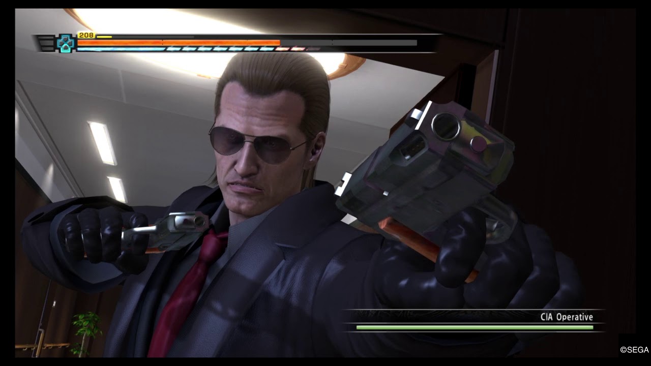 Yakuza 3 Remastered - Boss Fights: 11 CIA Operative (LEGEND Difficulty)