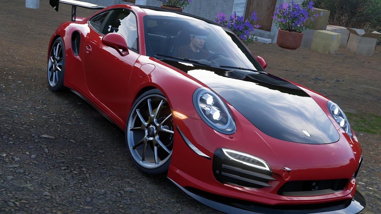 PORSCHE 911 TURBO S || FORZA HORIZON 5 || STEERING WHEEL GAMEPLAY