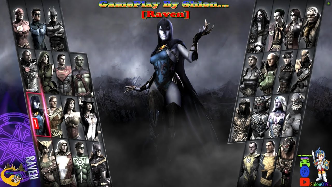 Injustice - Gods Among Us - UE - [GamePlay!!!] {PART8 - ARCADE} [Raven] (SHION) 😄🐲🎮🇵🇹