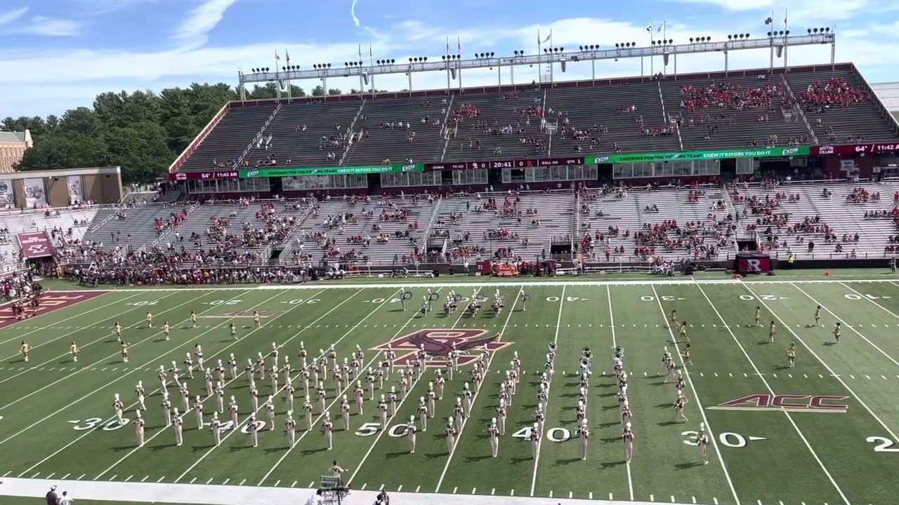 Boston College Marching Band pre-game show September 3, 2022
