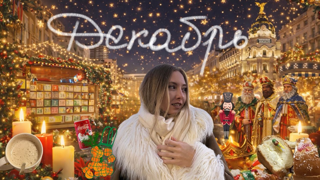 ВЛОГ мой декабрь в Мадридске 🎄✨