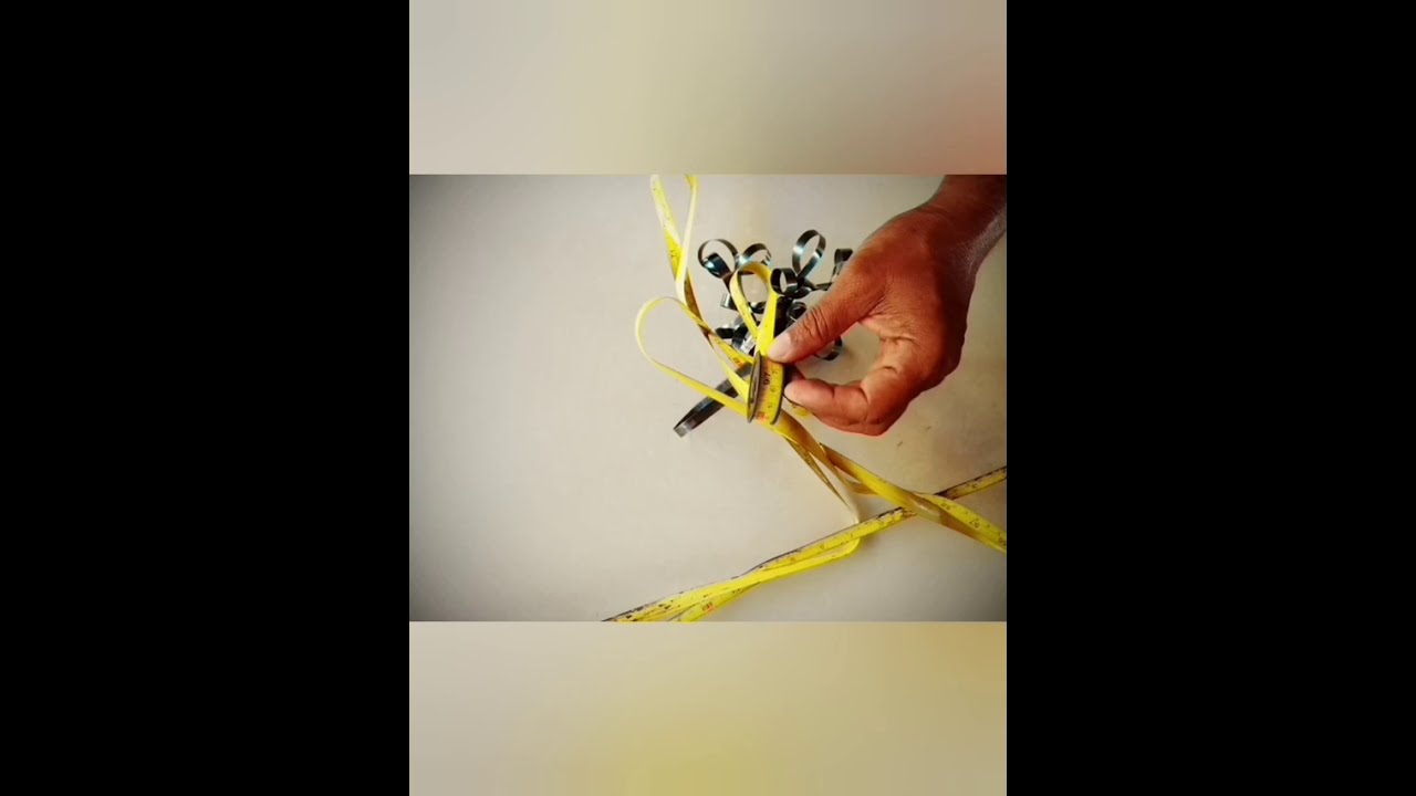 Como reparar una cinta métrica / flexómetro/ metro, después de desarmarse por una caída.