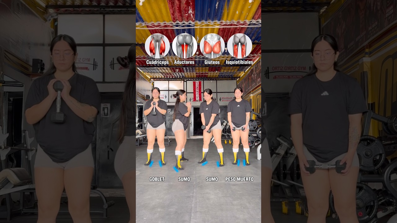 4 EJERCICIOS EN 1 #gym #fitness #gluteos #cuadriceps #aductores #isquiotibiales #glutes #sentadilla