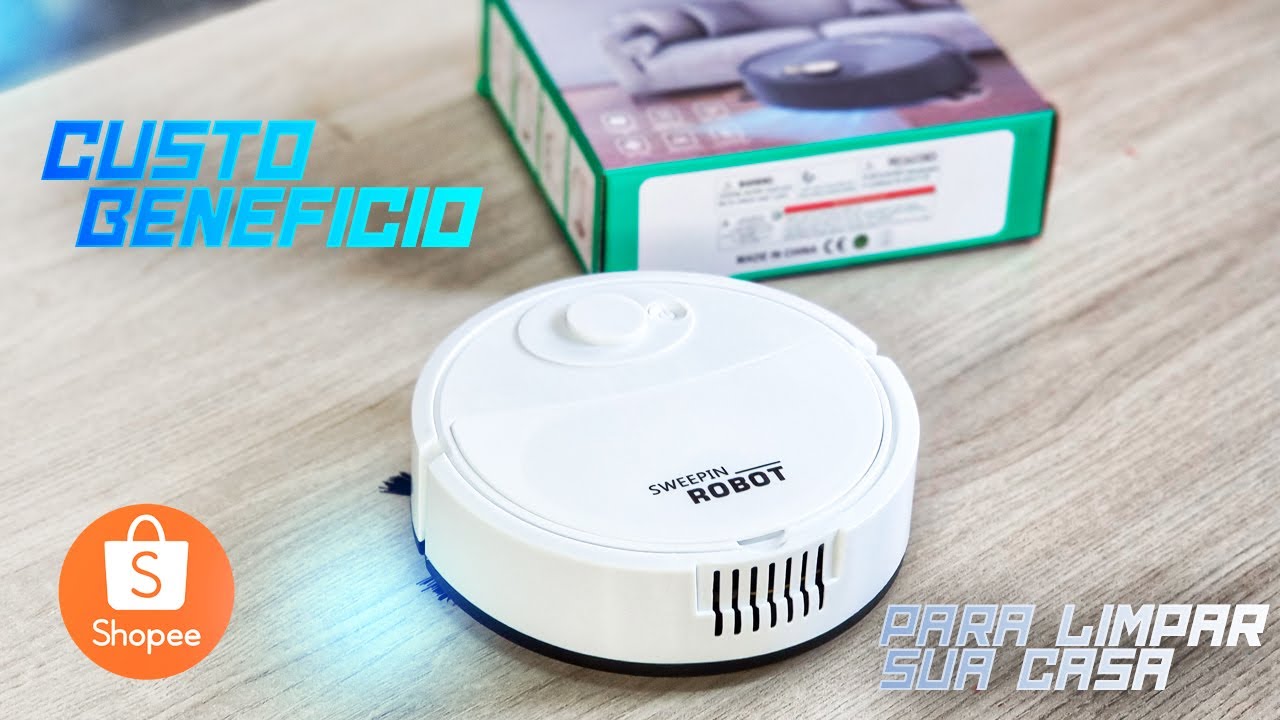 Conheça o Mini Robô Varredor e Aspirador de Pó Recarregável (Sweeping Robot)
