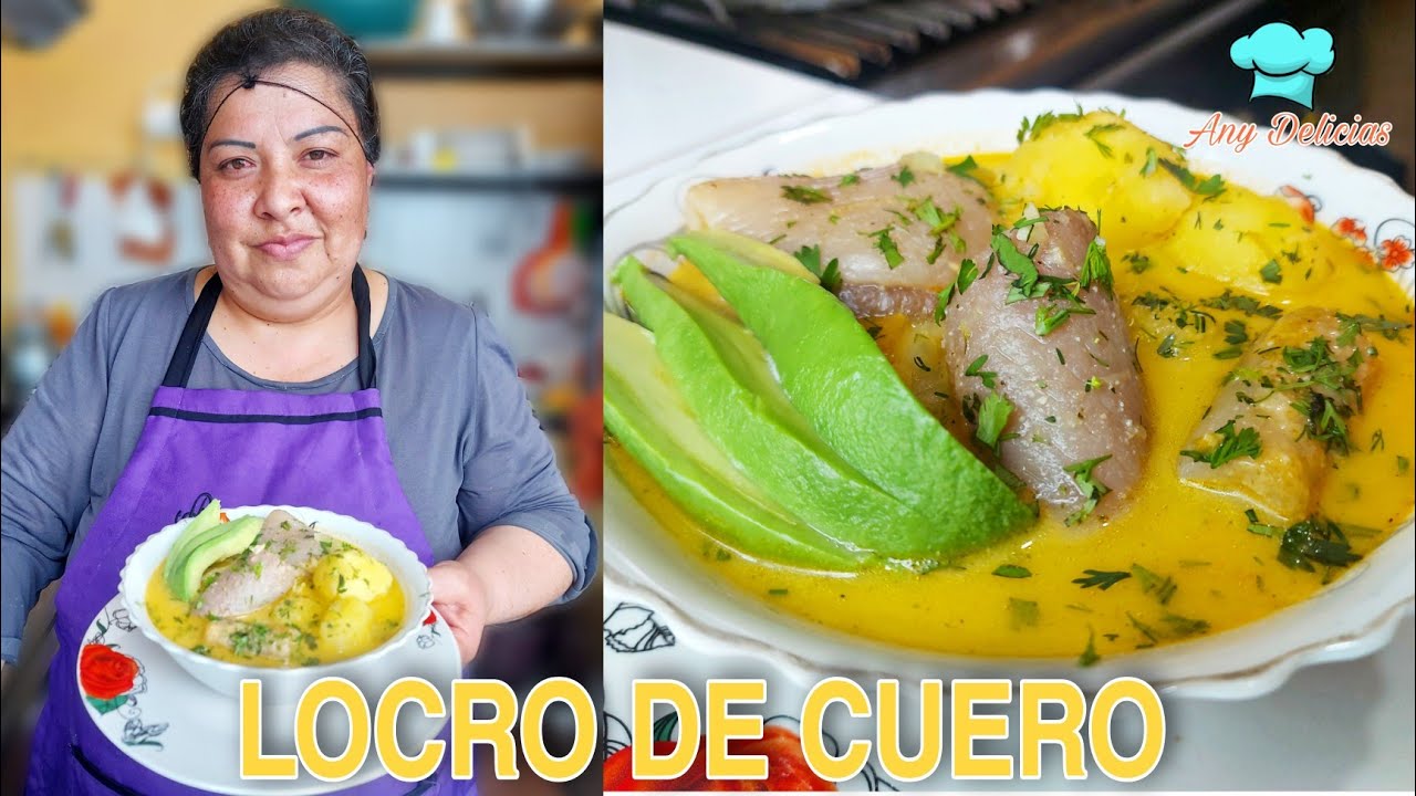 Locro de Cuero (SOPITA ECUATORIANA)Muy Fácil😋😋