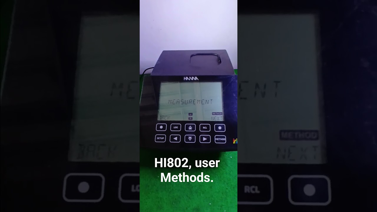 Cara setting user methods HI802.