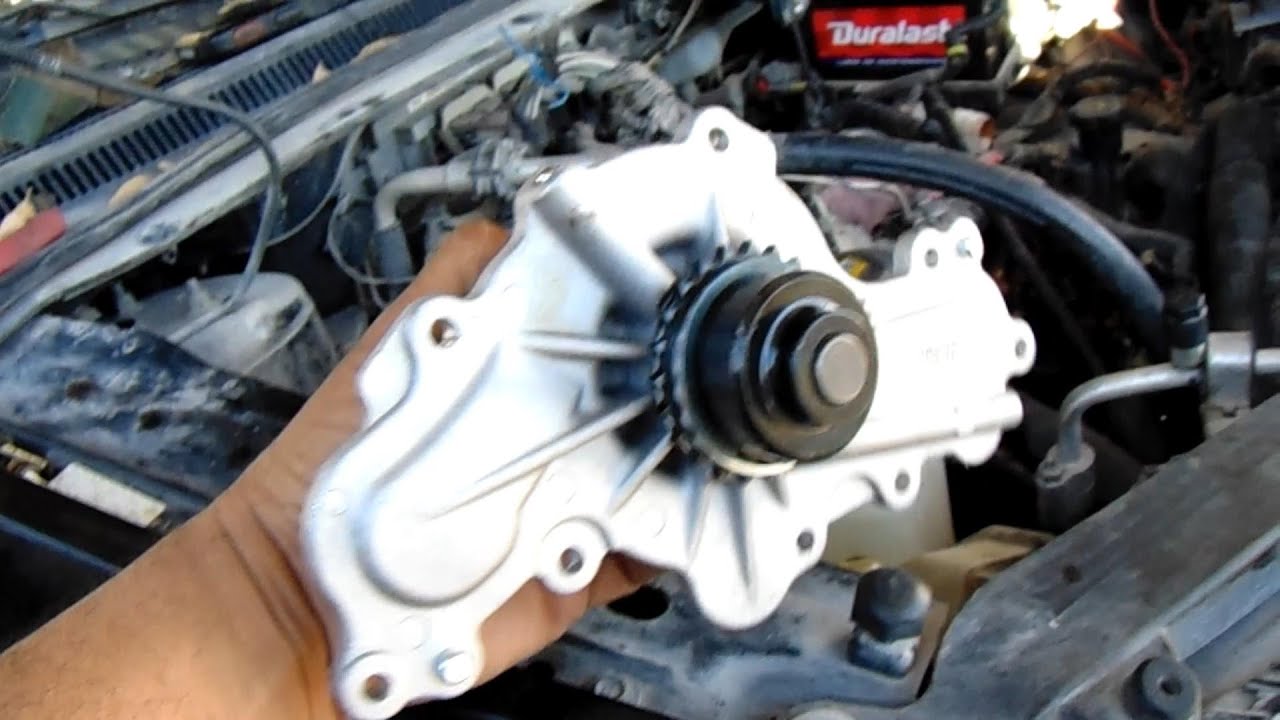 Cadena de tiempo y cambio de bomba de agua Ford Edge