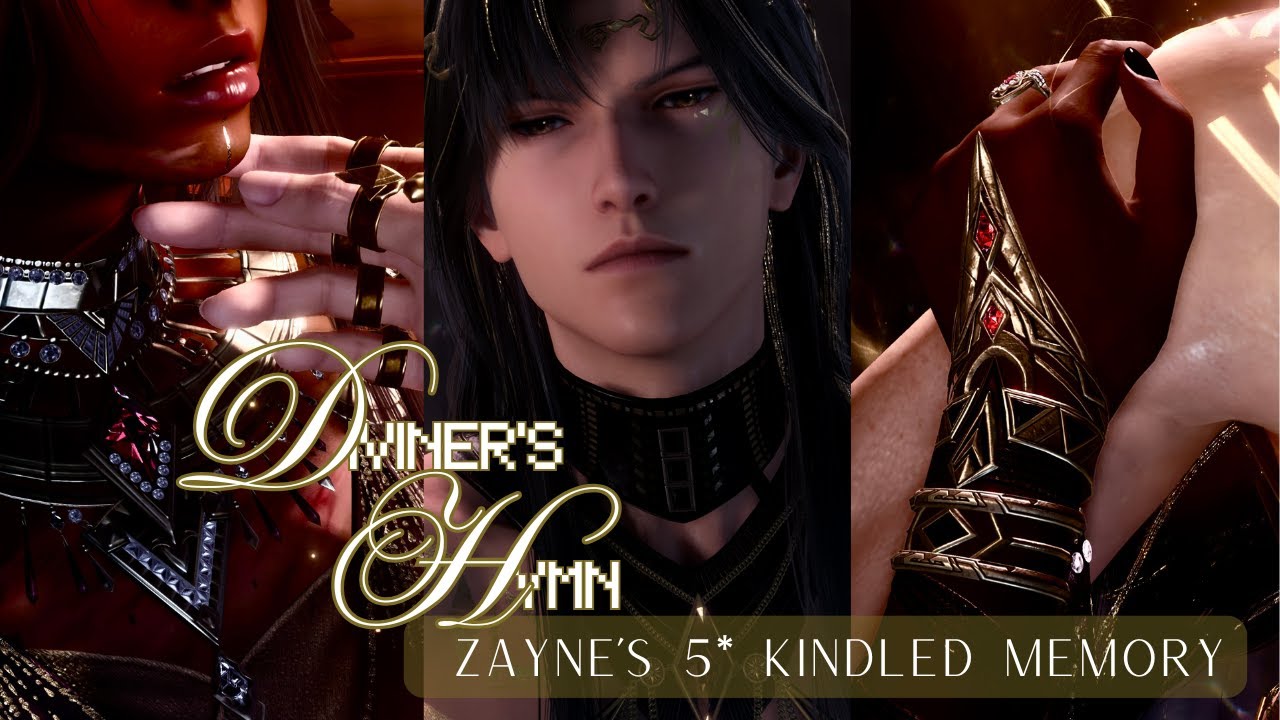 ❄️ZAYNE | DIVINER'S HYMN 5* KINDLED Memory {Love and Deepspace} Black/Brown MC | RPG Gacha Gaming