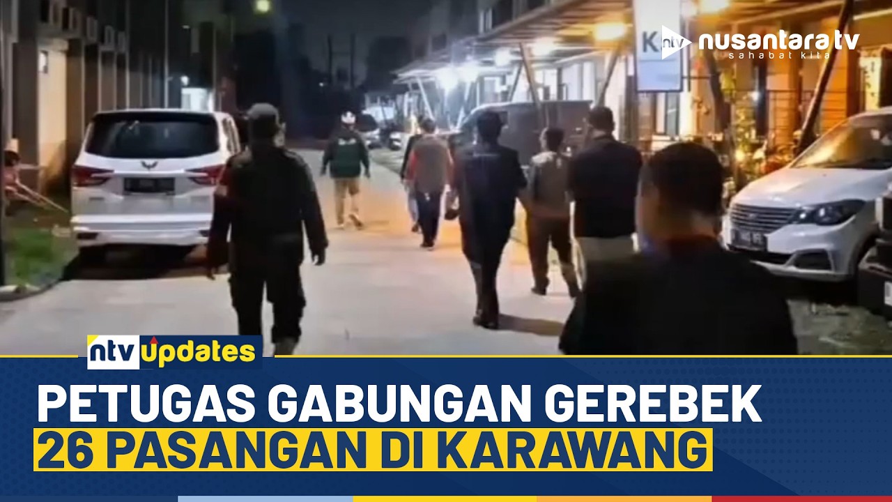 26 Pasangan Bukan Suami Istri Ditangkap Razia Masyarakat di Karawang | NTV UPDATES