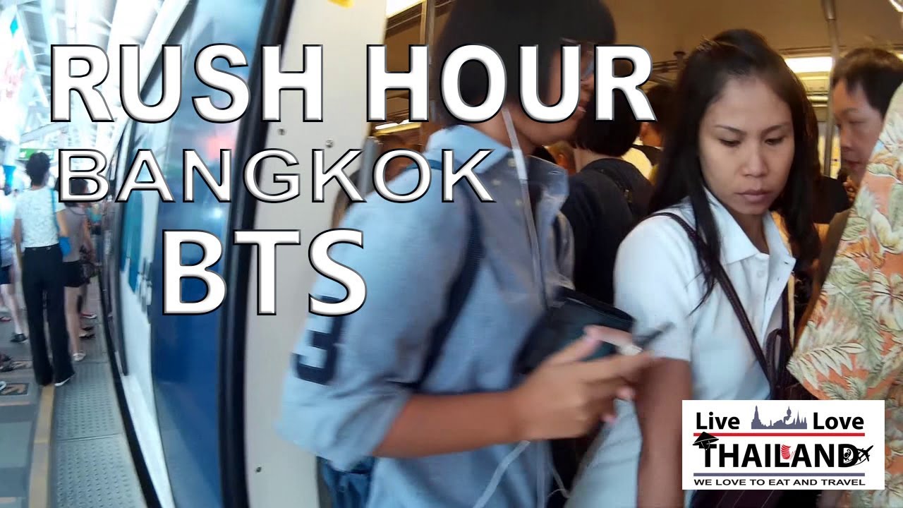 Bangkok BTS  rush hour love story ;-)  Can you survive ! #livelovethailand