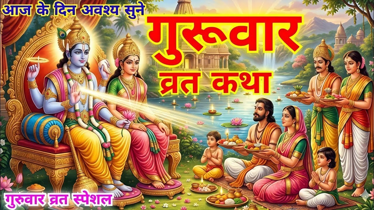 गुरुवार व्रत कथा | Guruwar vrat katha | गुरुवार व्रत | भगवान विष्णु व्रत कथा | Bhagwan Vishnukatha