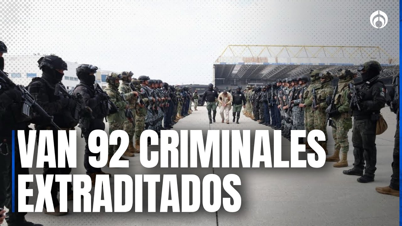 ¡Regalazo a Trump! México entrega 37 narcos a EU