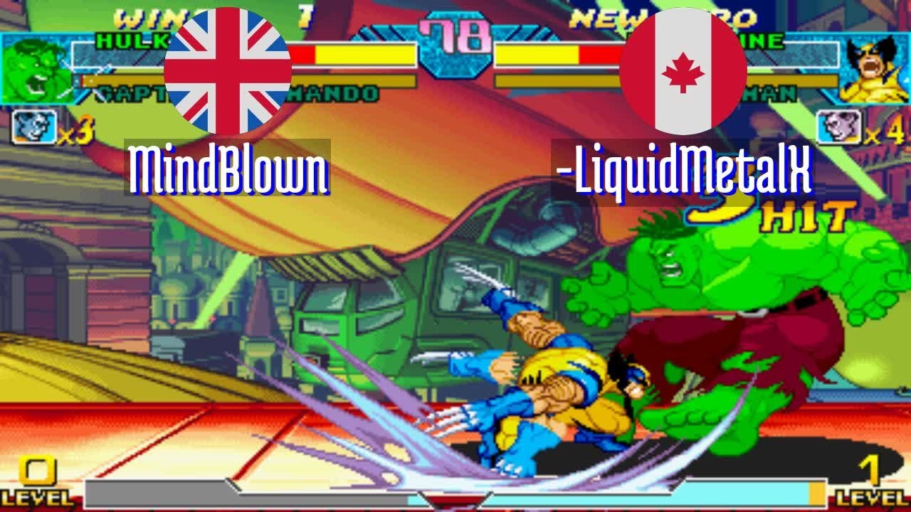 FT5 @mvsc: MindBlown (GB) vs -LiquidMetalX (CA) [Marvel vs Capcom Fightcade] Oct 21