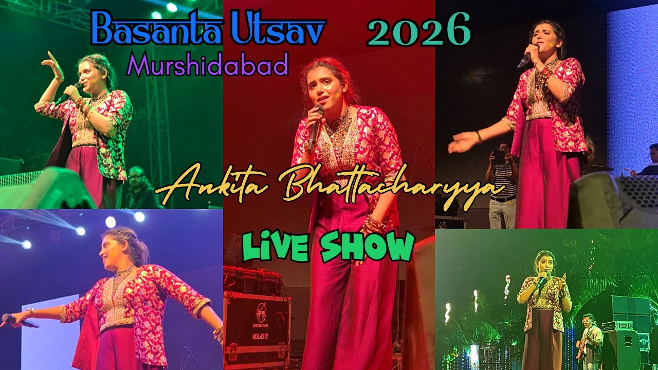 Holi 2026 special || @AnkitaBhattacharyya  Live Show || Basanta Utsav 2026 || Murshidabad 