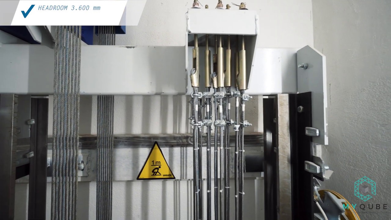 SkyQube Traction MRL Lift | Ascensore Elettrico MRL | 630 Kg