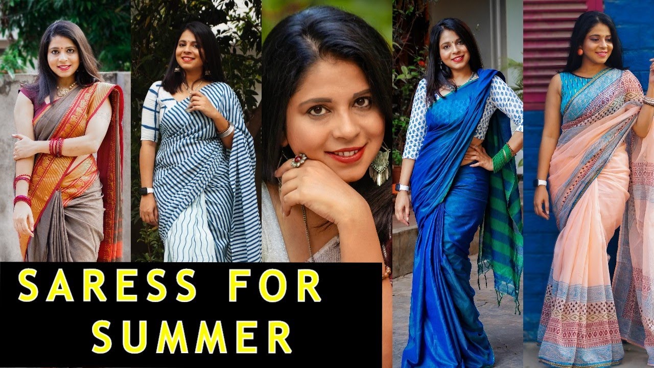 5 MUST HAVE SUMMER SAREES | THE SARI SERIES | GLAMORUSTIC | SAREE VIDEOS | FASHION TIPS