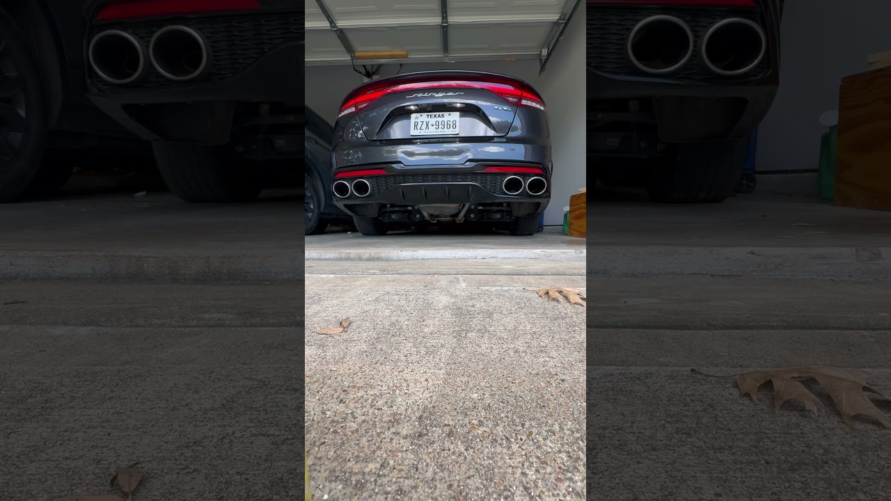 2022 Kia Stinger GT-Line with muffler delete