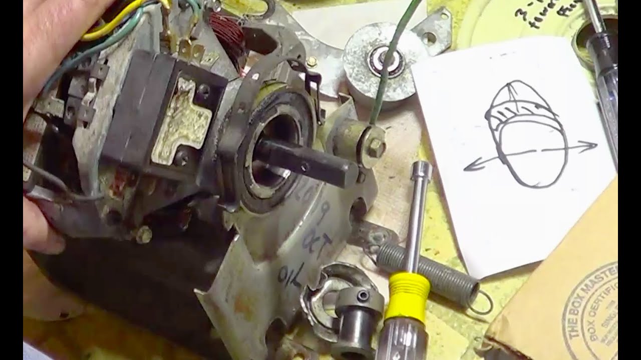 Westinghouse Dryer Motor Bearing Hack  worn 003