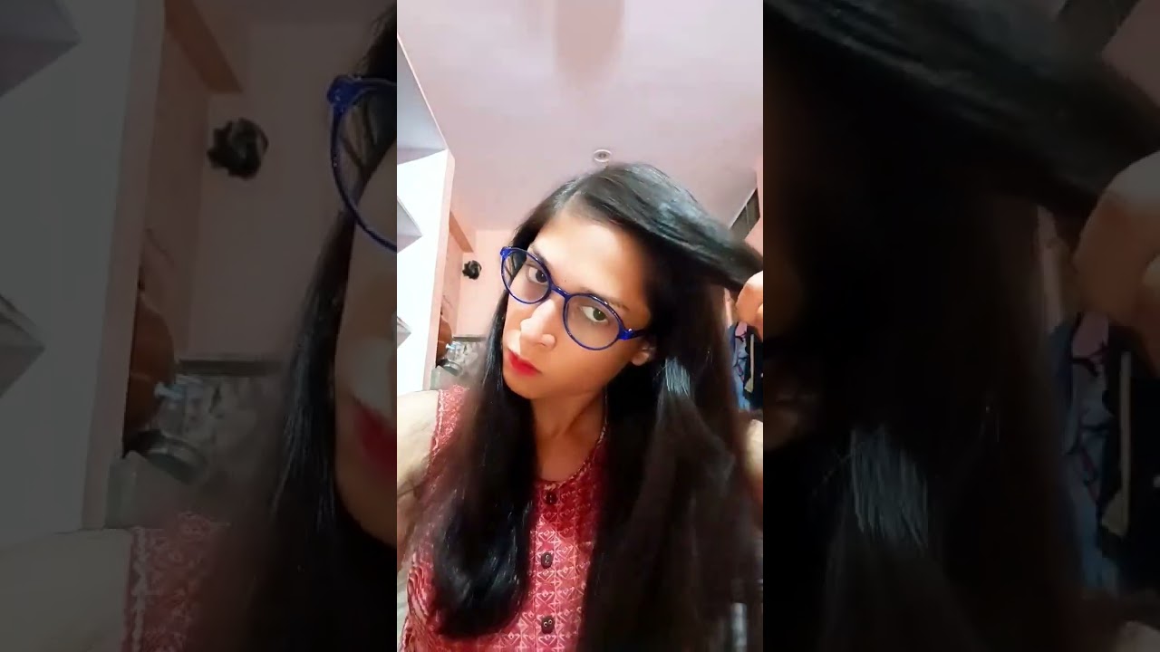 Easy hairstyle for specs girls #hairstyletutorial #shorts #specshairstyle